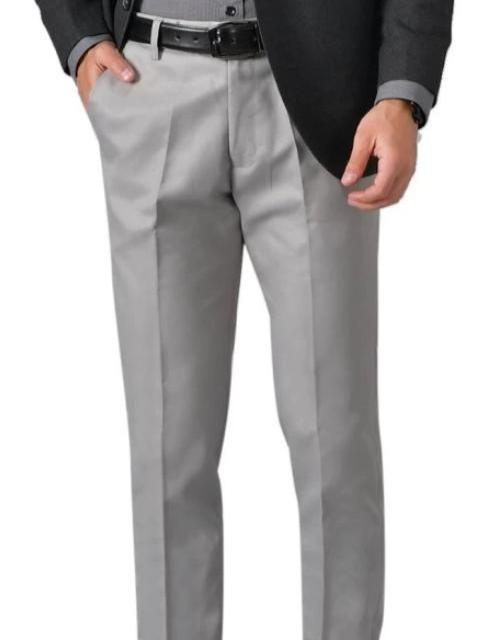 grey nylon formal trousers - 17866958 - Very Small Image - 1