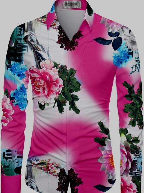 multi colored polyester casual shirt - 17867429 - Very Small Image - 1
