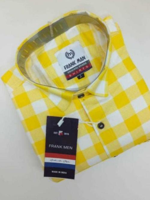 yellow cotton shirt - 17867574 - Very Small Image - 1