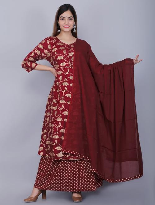 foil print suit set - 17868753 - Very Small Image - 1