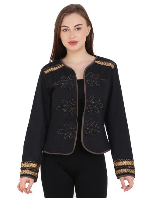 hand embroidered canvas jacket . ideal - 17868765 - Very Small Image - 1