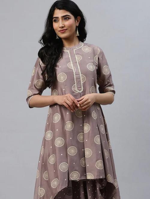 teal cotton kurti - 17868800 - Very Small Image - 1