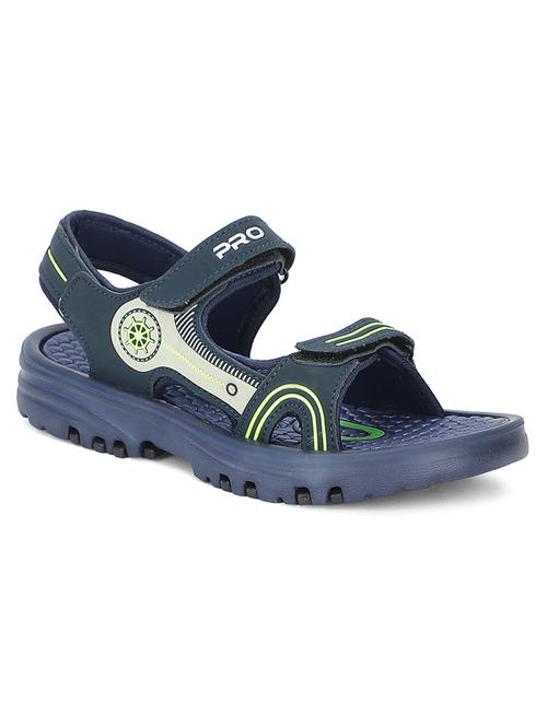 navy blue leather sandals & floater - 17868877 - Very Small Image - 1