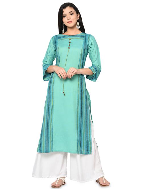 printed straight kurta - 17869109 - Very Small Image - 1