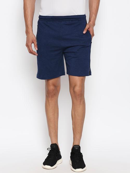 navy blue side taped shorts - 17869296 - Very Small Image - 1