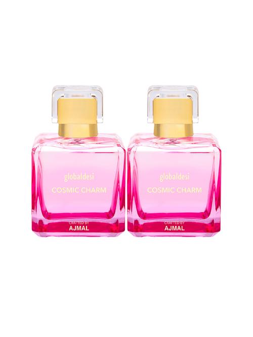 global desi cosmic charm pack of 2 eau de parfum 50ml for women crafted by ajmal + 2 parfum testers - 17869323 - Very Small Image - 1