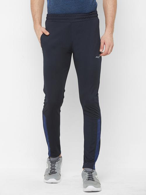 navy blue solid jogger - 17869402 - Very Small Image - 1