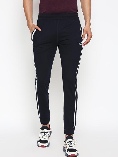 navy blue side striped jogger - 17869417 - Very Small Image - 1