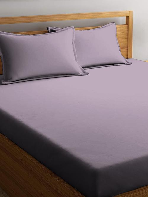 purple cotton bedsheet - 17870371 - Very Small Image - 1
