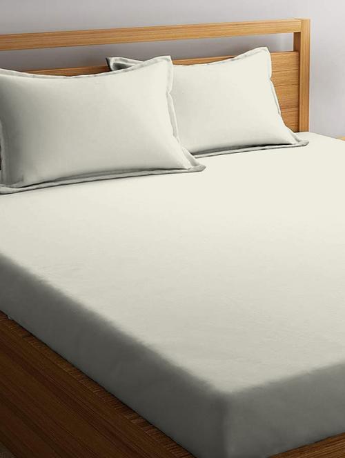 grey cotton bedsheet - 17870380 - Very Small Image - 1