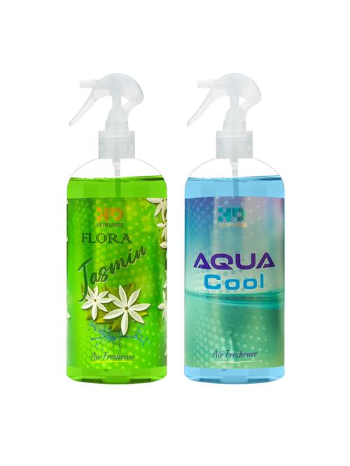 hd flora jasmin and aqua cool refreshing room freshener spray 300 ml pack of 2 - 17870740 - Very Small Image - 1