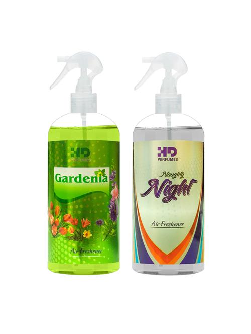 hd gardenia and naughty night refreshing room freshener spray 300 ml pack of 2 - 17870754 - Very Small Image - 1