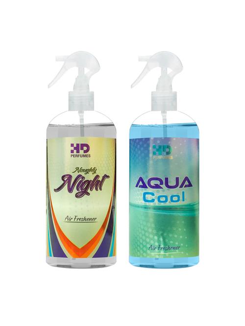 hd naughty night and aqua cool refreshing room freshener spray 300 ml pack of 2 - 17870762 - Very Small Image - 1
