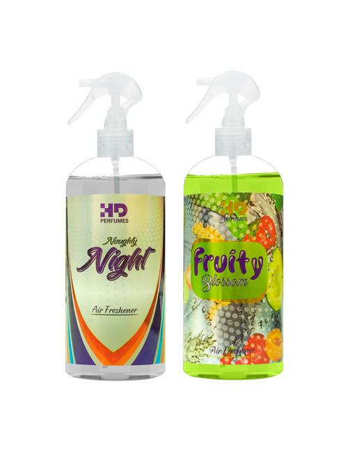 hd naughty night and fruity blossom refreshing room freshener spray 300 ml pack of 2 - 17870765 - Very Small Image - 1