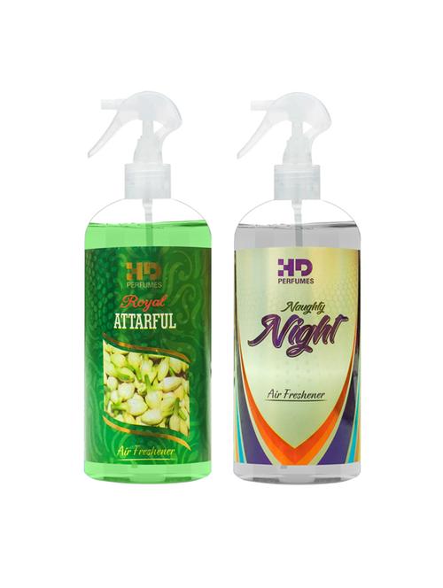 hd royal attarful and naughty night refreshing room freshener spray 300 ml pack of 2 - 17870783 - Very Small Image - 1