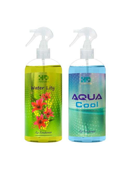 hd water lity and aqua cool refreshing room freshener spray 300 ml pack of 2 - 17870793 - Very Small Image - 1