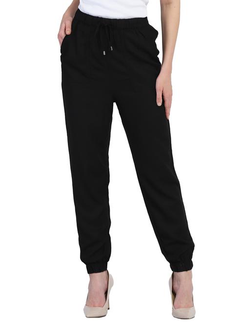 drawstring waist solid jogger - 17870835 - Very Small Image - 1