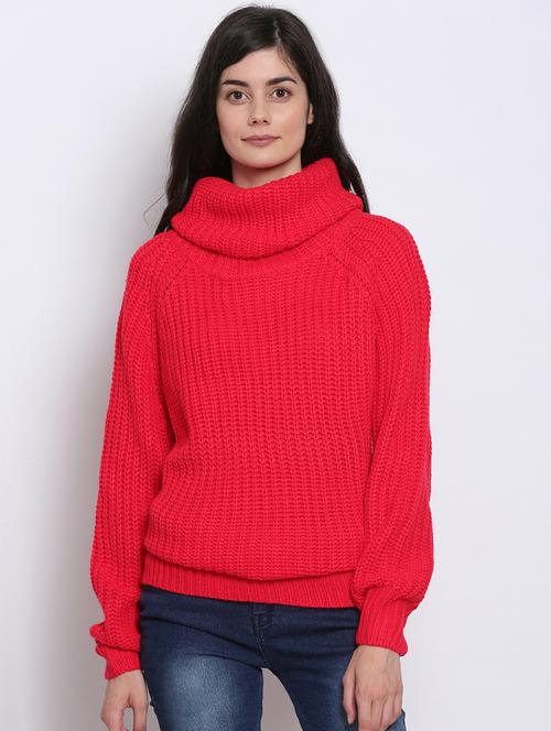 turtle neck solid pullover - 17871256 - Very Small Image - 1