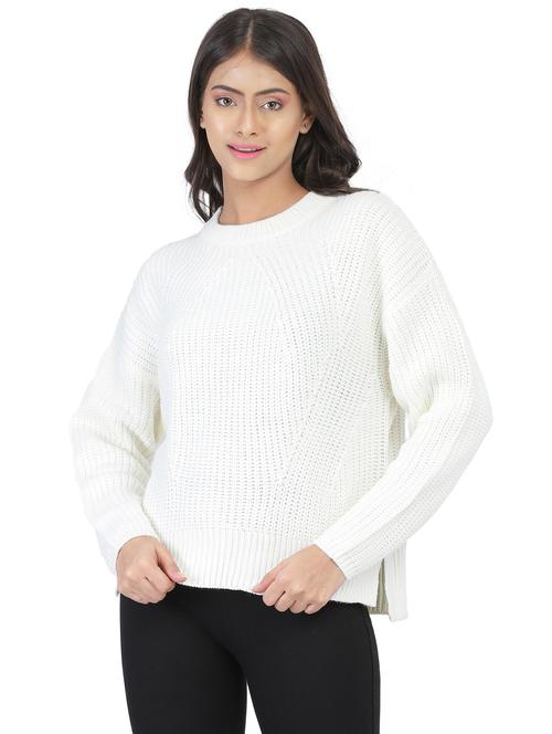 crew neck solid pullover - 17871264 - Very Small Image - 1
