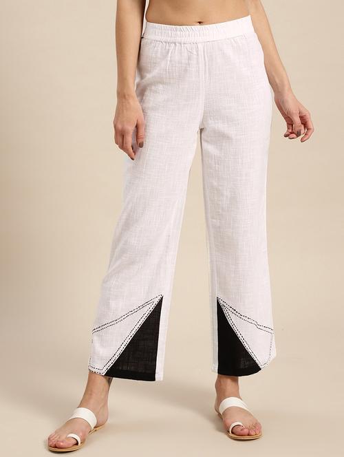 mid rise flat front trouser - 17871485 - Very Small Image - 1
