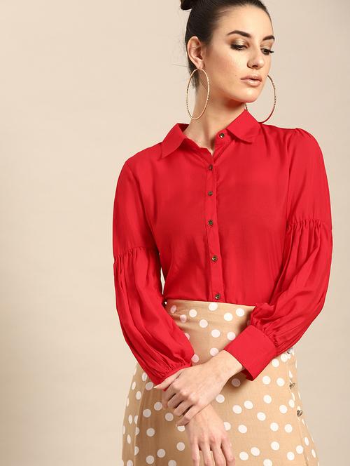 long sleeved solid shirt - 17871619 - Very Small Image - 1