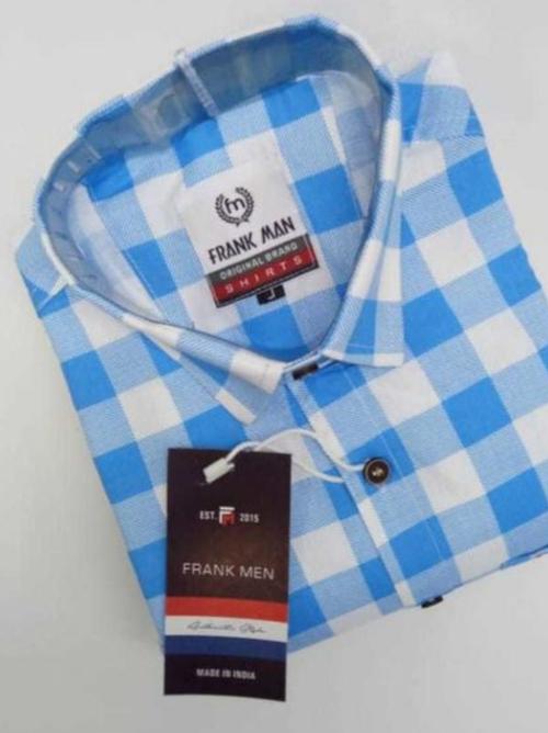 blue cotton shirt - 17871851 - Very Small Image - 1