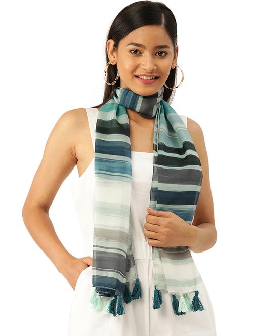multi colored polyester scarf - 17872048 - Very Small Image - 1