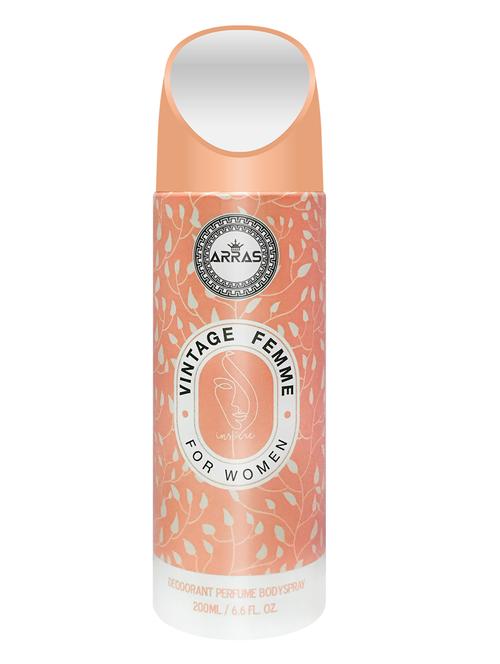 arras vinetage femme deodorant body spray, 200ml - 17872092 - Very Small Image - 1