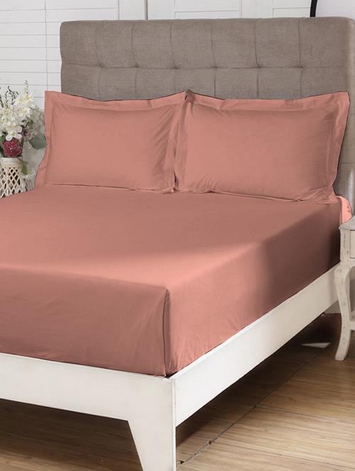orange cotton bedsheet - 17872159 - Very Small Image - 1
