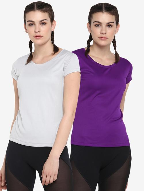 set of 2 round neck solid tee - 17873077 - Very Small Image - 1