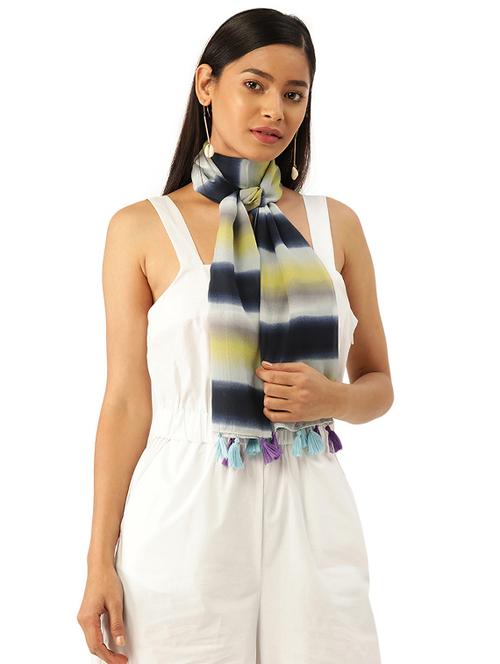 multi colored polyester scarf - 17873448 - Very Small Image - 1