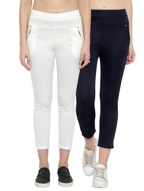 set of 2 flat front trousers trouser - 17874183 - Very Small Image - 1
