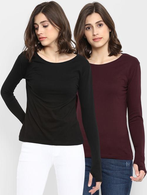 women's t-shirt combo - 17874319 - Very Small Image - 1