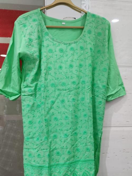 only kurtis rayon green color - 17874824 - Very Small Image - 1