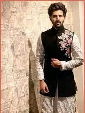 grey wool kurta - 17875143 - Very Small Image - 1