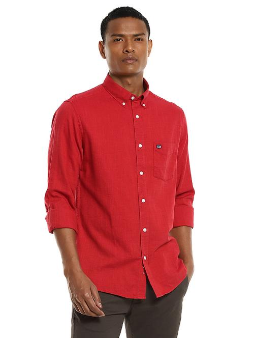 red self design casual shirt - 17875497 - Very Small Image - 1