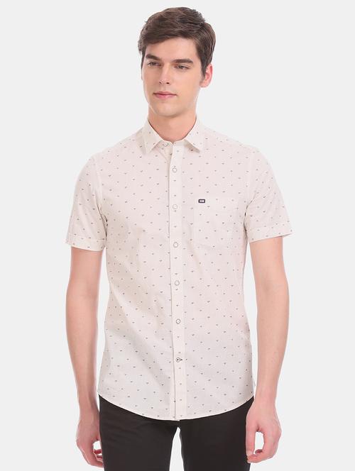 off white printed casual shirt - 17875582 - Very Small Image - 1