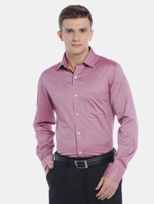 pink solid formal shirt - 17876173 - Very Small Image - 1