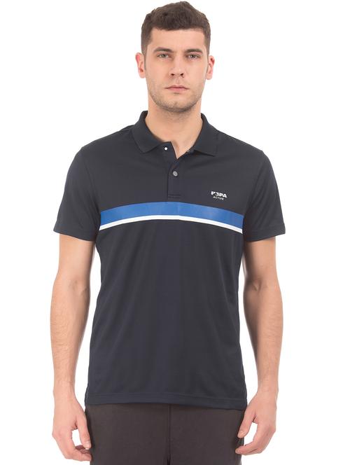 blue striped polo t-shirt - 17876551 - Very Small Image - 1