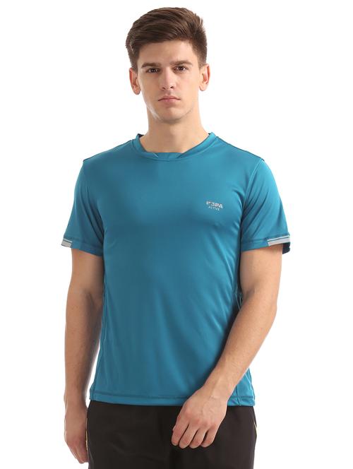 blue solid t-shirt - 17876721 - Very Small Image - 1