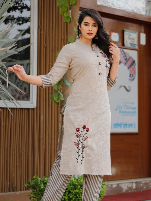 grey salwar kameez and suit - 17876944 - Very Small Image - 1