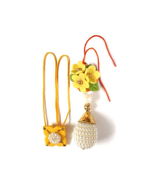 multi colored nylon thread rakhi - 17882030 - Very Small Image - 1