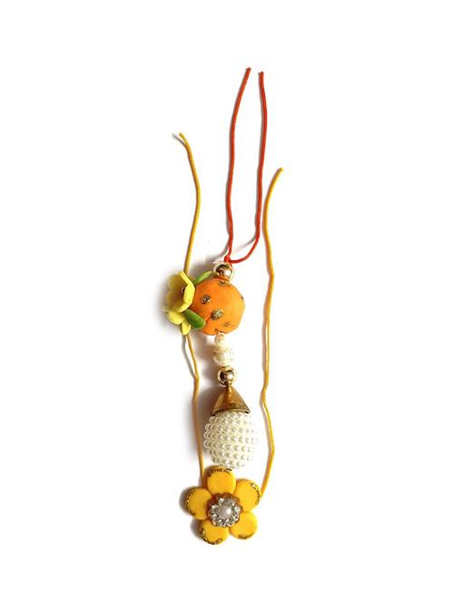 multi colored nylon thread rakhi - 17882065 - Very Small Image - 1