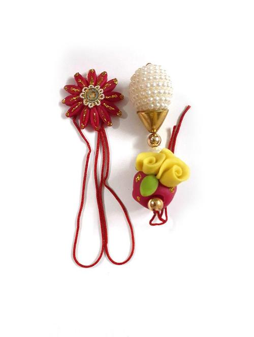 multi colored nylon thread rakhi - 17882102 - Very Small Image - 1