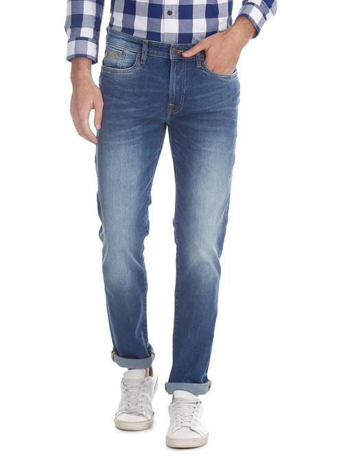 blue light washed denim jean - 17882930 - Very Small Image - 1