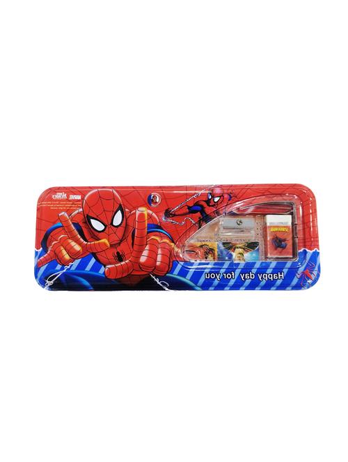 red stainless steel geometry box stationery - 17885533 - Very Small Image - 1