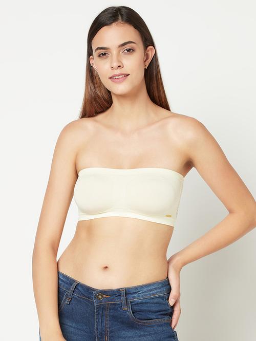 yellow solid tube bra - 17885753 - Very Small Image - 1