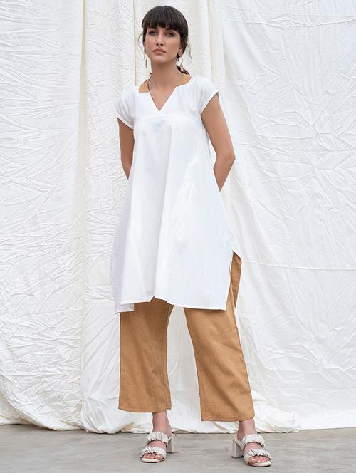 solid kurta palazzo set - 17886679 - Very Small Image - 1