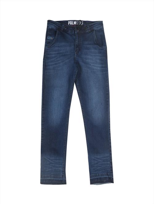 blue washed denim jean - 17886763 - Very Small Image - 1