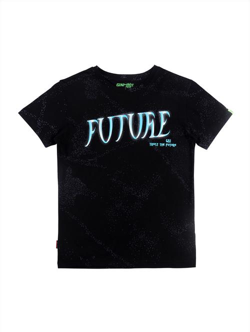 round neck printed tee - 17886992 - Very Small Image - 1